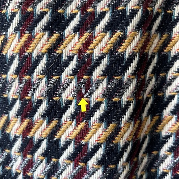 Lafayette 148 Wool Plaid Pencil A Line Midi Metallic Skirt Multi Yellow Black 6 - Picture 16 of 16